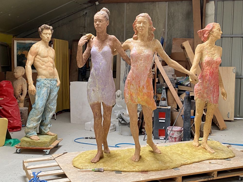 Une heureuse réussite de coloration de patine à la gomme laque